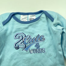 Load image into Gallery viewer, Boys Tiny Little Wonders, cotton bodysuit / romper, FUC, size 000,  