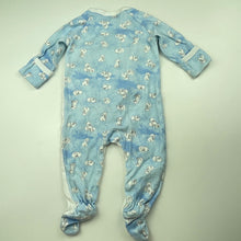 Load image into Gallery viewer, unisex Bebe by Minihaha, cotton coverall / romper, polar bears, EUC, size 000,  