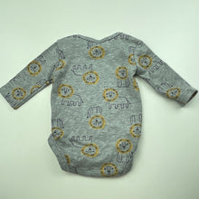 Load image into Gallery viewer, unisex Anko, soft feel bodysuit / romper, lions, EUC, size 0000,  