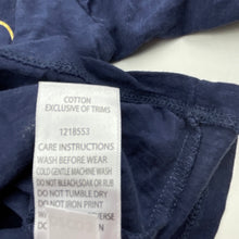 Load image into Gallery viewer, Girls Dymples, navy cotton long sleeve top, birds, EUC, size 00,  