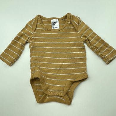 unisex Anko, soft cotton bodysuit / romper, EUC, size 0000,  