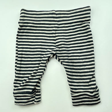 unisex Anko, navy stripe leggings / bottoms, FUC, size 0000,  