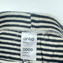 Load image into Gallery viewer, unisex Anko, navy stripe leggings / bottoms, FUC, size 0000,  