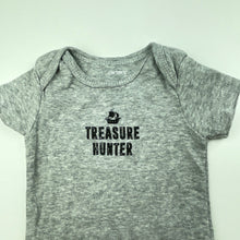 Load image into Gallery viewer, Boys Carters, grey cotton bodysuit / romper, pirate, EUC, size 000,  