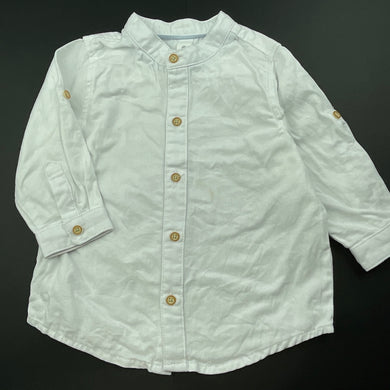 Boys Dymples, cotton long sleeve shirt, mark on front, FUC, size 0,  