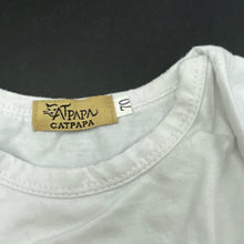Load image into Gallery viewer, unisex CATPAPA, white bodysuit / romper, FUC, size 00,  