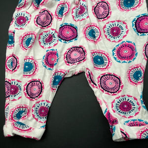 Girls Dymples, lightweight stretchy bottoms, elasticated, EUC, size 000,  