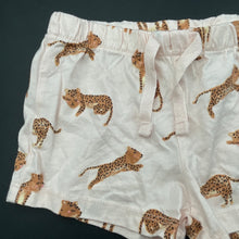 Load image into Gallery viewer, Girls H&amp;M, lightweight cotton shorts, elasticated, EUC, size 00,  