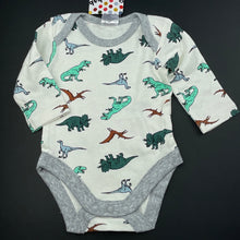 Load image into Gallery viewer, Boys Baby Berry, cotton bodysuit / romper, dinosaurs, NEW, size 0000,  