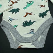 Load image into Gallery viewer, Boys Baby Berry, cotton bodysuit / romper, dinosaurs, NEW, size 0000,  