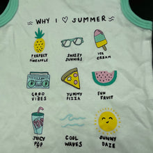 Load image into Gallery viewer, unisex Dymples, cotton summer romper, NEW, size 000,  