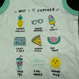 unisex Dymples, cotton summer romper, NEW, size 000,  