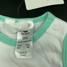 Load image into Gallery viewer, unisex Dymples, cotton summer romper, NEW, size 000,  