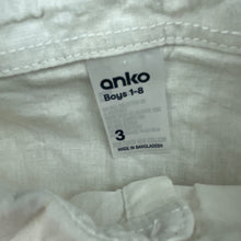 Load image into Gallery viewer, Boys Anko, linen / cotton long sleeve shirt, EUC, size 3,  