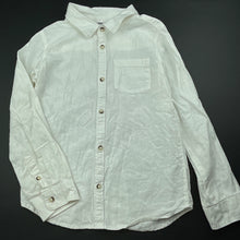 Load image into Gallery viewer, Boys Anko, linen / cotton long sleeve shirt, EUC, size 7,  