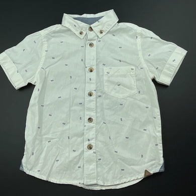 Boys Target, lightweight cotton short sleeve shirt, EUC, size 3,  