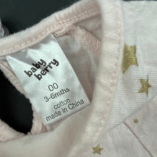 Load image into Gallery viewer, Girls Baby Berry, pink &amp; gold cotton top, GUC, size 00,  