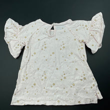 Load image into Gallery viewer, Girls Baby Berry, pink &amp; gold cotton top, GUC, size 00,  