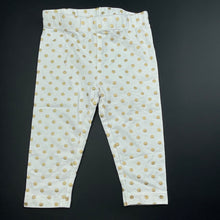 Load image into Gallery viewer, Girls Kids &amp; Co, gold spot leggings / bottoms, EUC, size 00,  