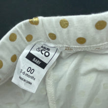 Load image into Gallery viewer, Girls Kids &amp; Co, gold spot leggings / bottoms, EUC, size 00,  