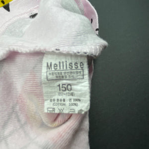 Girls Mellisse, cotton pyjama top, bats, GUC, size 11-12,  