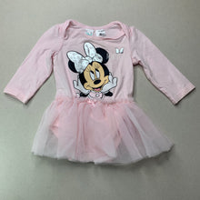 Load image into Gallery viewer, Girls Disney, Minnie Mouse tutu romper, GUC, size 0,  