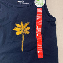 Load image into Gallery viewer, Girls Anko, navy cotton singlet top, NEW, size 1,  