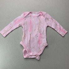 Load image into Gallery viewer, Girls Dymples, pink cotton bodysuit / romper, feathers, EUC, size 0000,  