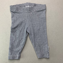 Load image into Gallery viewer, Girls Anko, striped stretchy leggings / bottoms, EUC, size 000,  