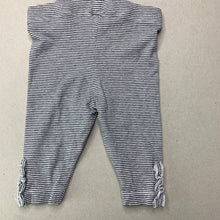 Load image into Gallery viewer, Girls Anko, striped stretchy leggings / bottoms, EUC, size 000,  