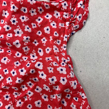 Load image into Gallery viewer, Girls Baby Berry, lightweight floral cotton summer romper, EUC, size 000,  