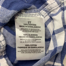Load image into Gallery viewer, Boys BUFFALO, checked cotton short sleeve shirt, EUC, size 2,  