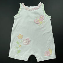 Load image into Gallery viewer, Girls Target, cotton summer romper, butterfly, EUC, size 000,  