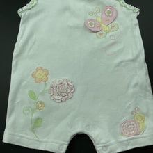 Load image into Gallery viewer, Girls Target, cotton summer romper, butterfly, EUC, size 000,  