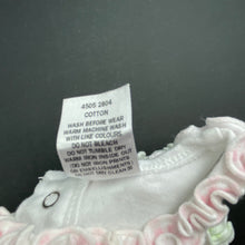 Load image into Gallery viewer, Girls Target, cotton summer romper, butterfly, EUC, size 000,  