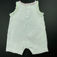 Load image into Gallery viewer, Girls Target, cotton summer romper, butterfly, EUC, size 000,  