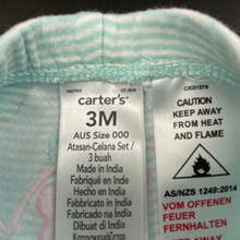 Load image into Gallery viewer, Girls Carters, cotton leggings / bottoms, fish, EUC, size 000,  