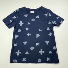 Load image into Gallery viewer, Boys Target, navy cotton t-shirt / top, FUC, size 4,  