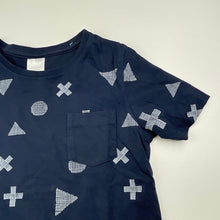 Load image into Gallery viewer, Boys Target, navy cotton t-shirt / top, FUC, size 4,  