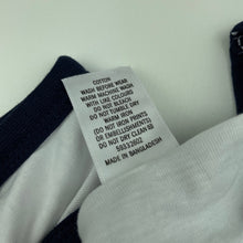 Load image into Gallery viewer, Boys Target, navy &amp; white cotton singlet / tank top, EUC, size 4,  