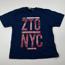 Load image into Gallery viewer, Boys Zotyco, navy cotton t-shirt / top, GUC, size 3,  