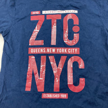 Load image into Gallery viewer, Boys Zotyco, navy cotton t-shirt / top, GUC, size 3,  