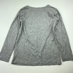 Boys Anko, grey long sleeve t-shirt / top, diggers, GUC, size 7,  