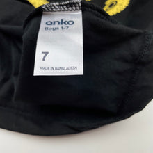 Load image into Gallery viewer, Boys Anko, black cotton singlet / tank top, trucks, EUC, size 7,  