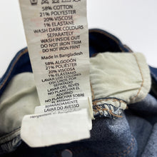 Load image into Gallery viewer, Girls Denim Co, dark stretch denim shorts, W: 61cm, EUC, size 7-8,  