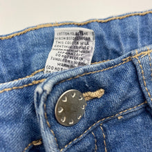 Load image into Gallery viewer, Girls Target, blue stretch denim shorts, adjustable, GUC, size 3,  