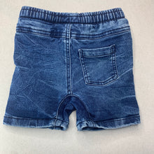 Load image into Gallery viewer, Boys Dymples, stretch knit denim shorts, elasticated, FUC, size 1,  