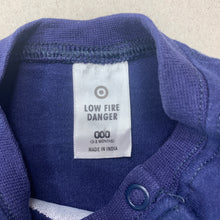 Load image into Gallery viewer, Boys Target, navy cotton t-shirt / top, whale, GUC, size 000,  