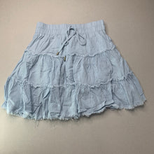 Load image into Gallery viewer, Girls Mooloola, cotton lined skirt, elasticated, L: 39cm, GUC, size 8,  