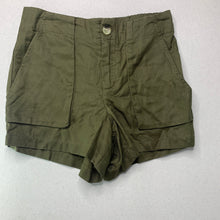 Load image into Gallery viewer, Girls Anko, khaki lyocell shorts, elasticated, EUC, size 9,  